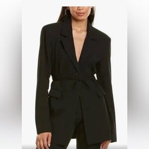 Brand New with Tags WeWoreWhat Cut Out Open Back Blazer in Black